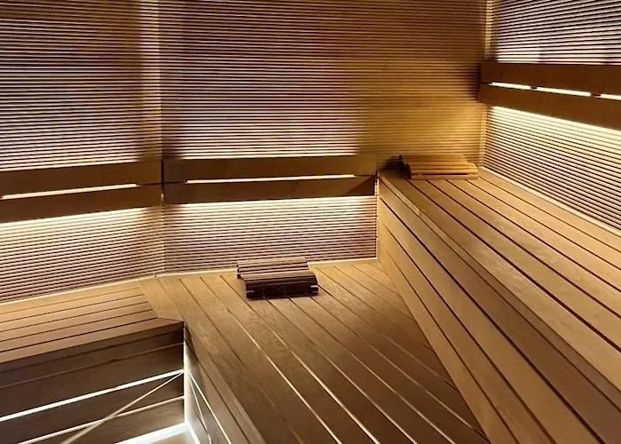 Appartement Beachfront Holiday Apartment, Sauna, Swimming Pool